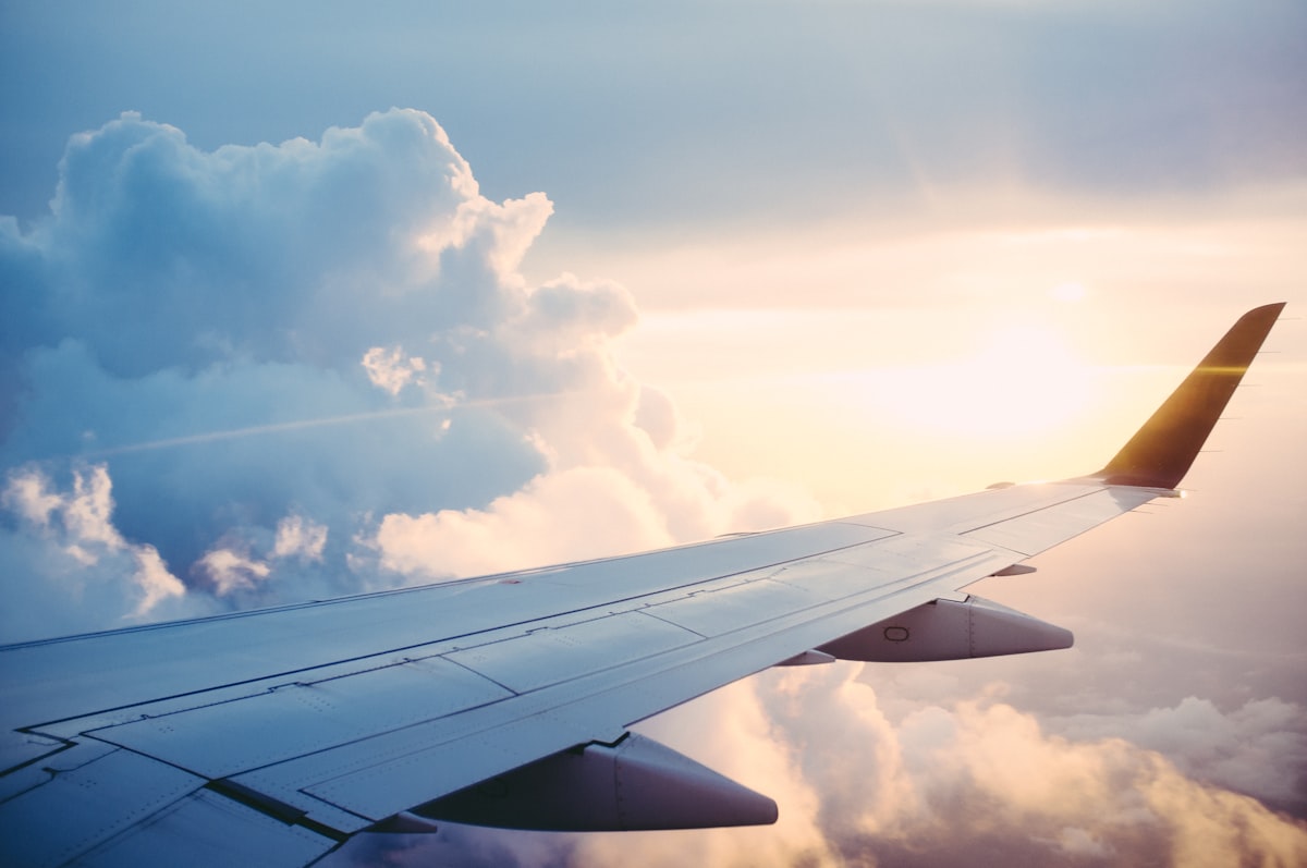 Airport Security: aircraft at terminal representing fast airport security screening tips 2026